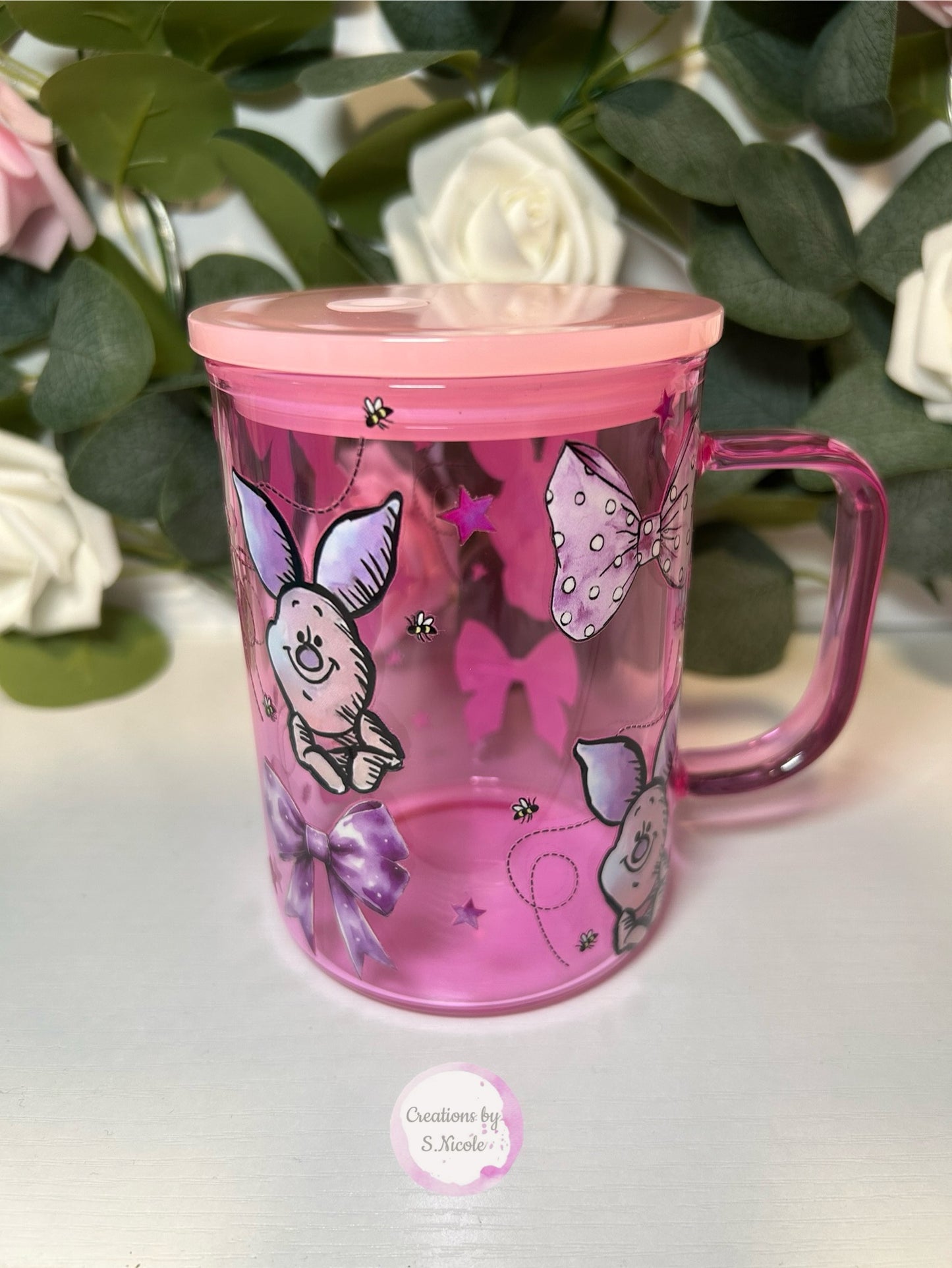 Pink Piglet Coquette Mug