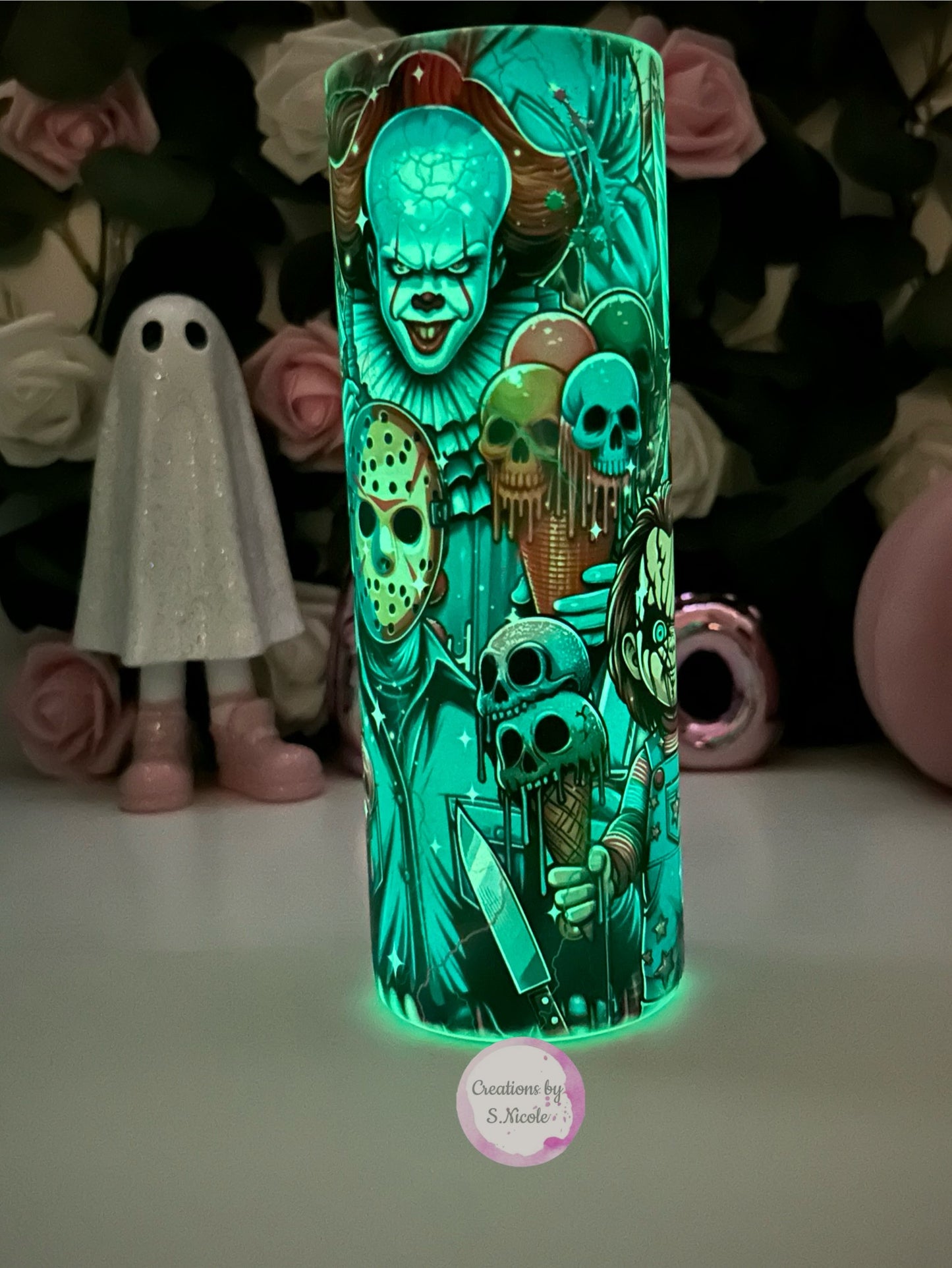 Neon Horror Characters