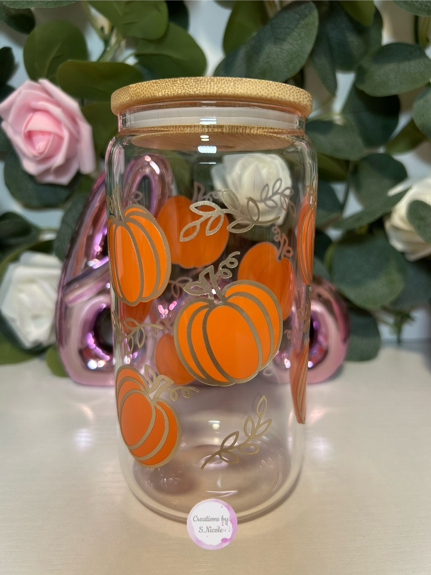 Orange and Gold Pumpkins