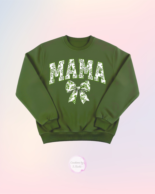 Mama Green Crewneck