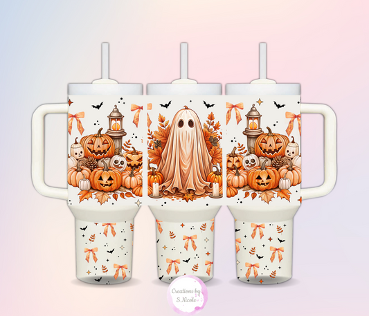Spooky Ghost 40oz Tumbler