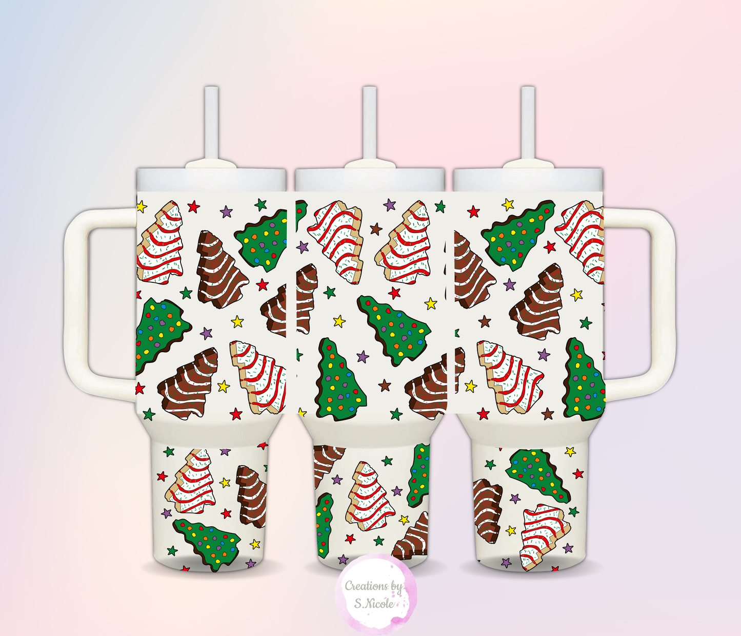 Christmas Cakes 40oz Tumbler