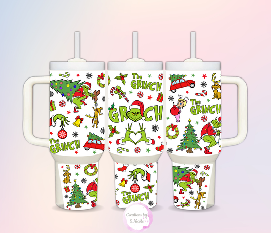 Grinch 40oz Tumbler