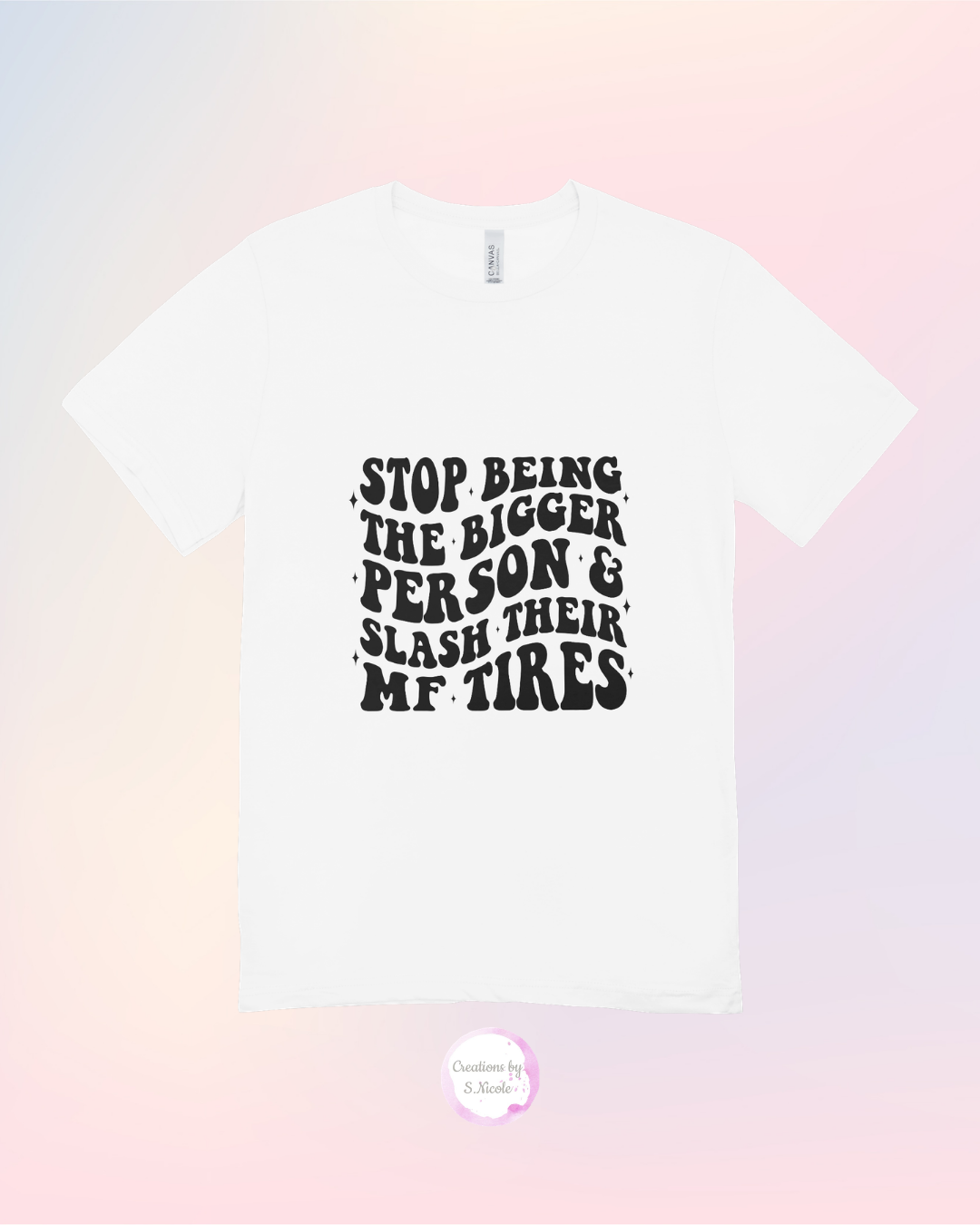 Stop Being The Bigger Person