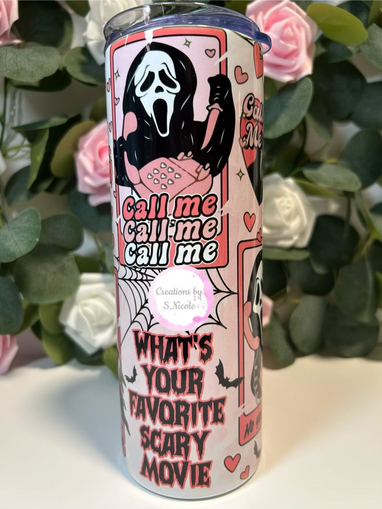 Pink Ghost Face