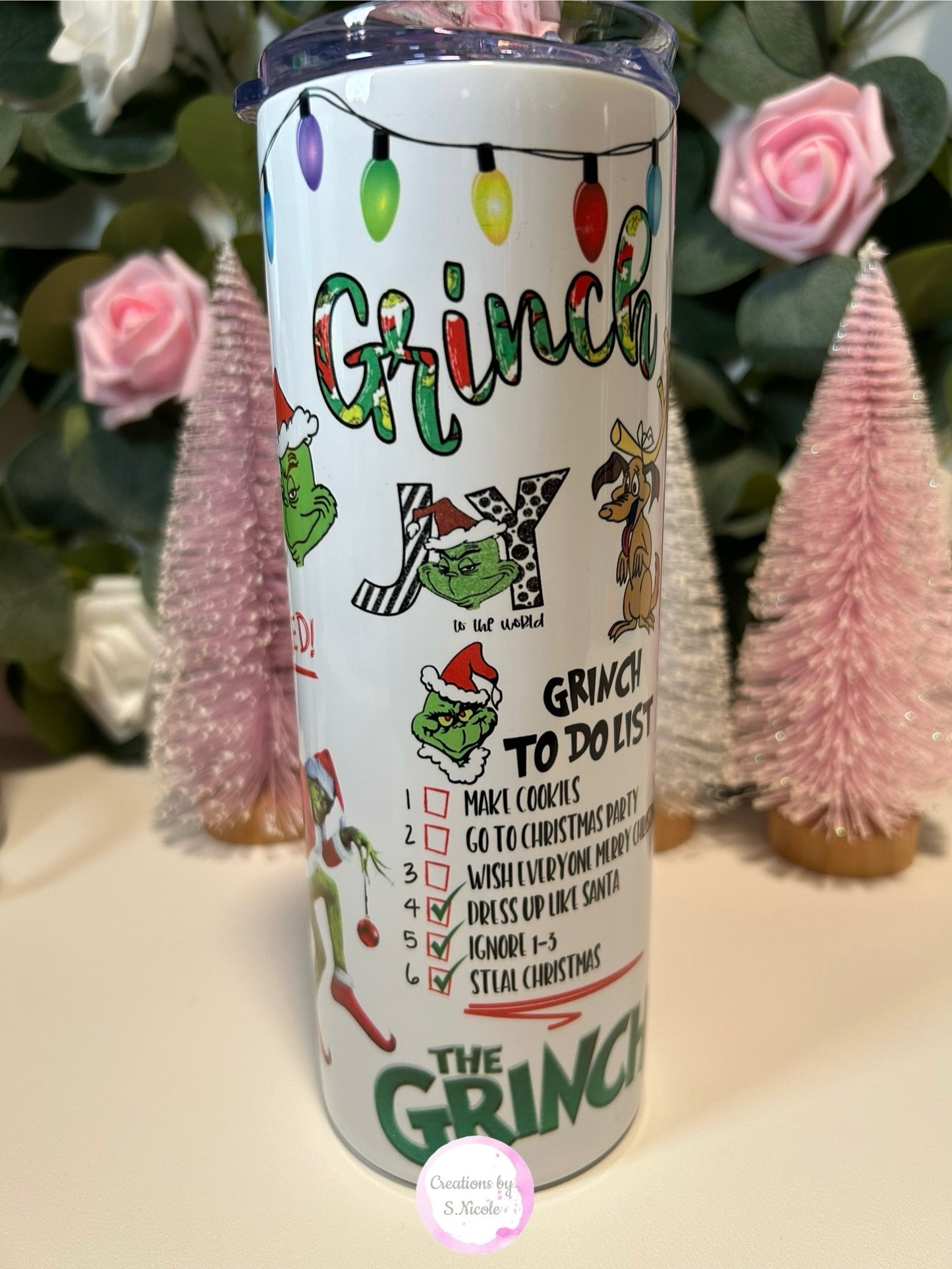 Grinch Vibes Tumbler