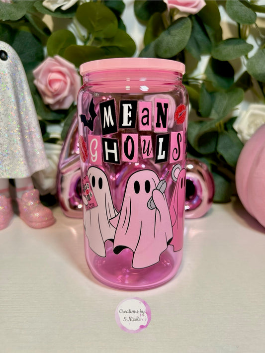 Mean Ghouls Glass Can