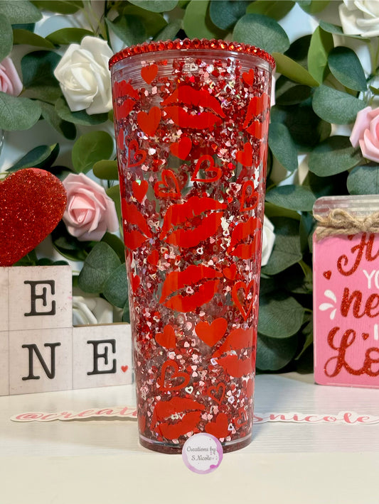 Kissing Booth Snow Globe Tumbler