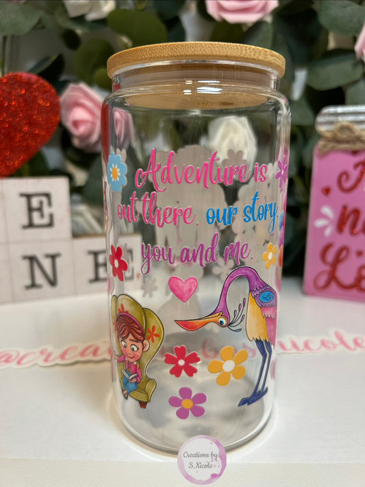 Adventure Love Story Glass Can