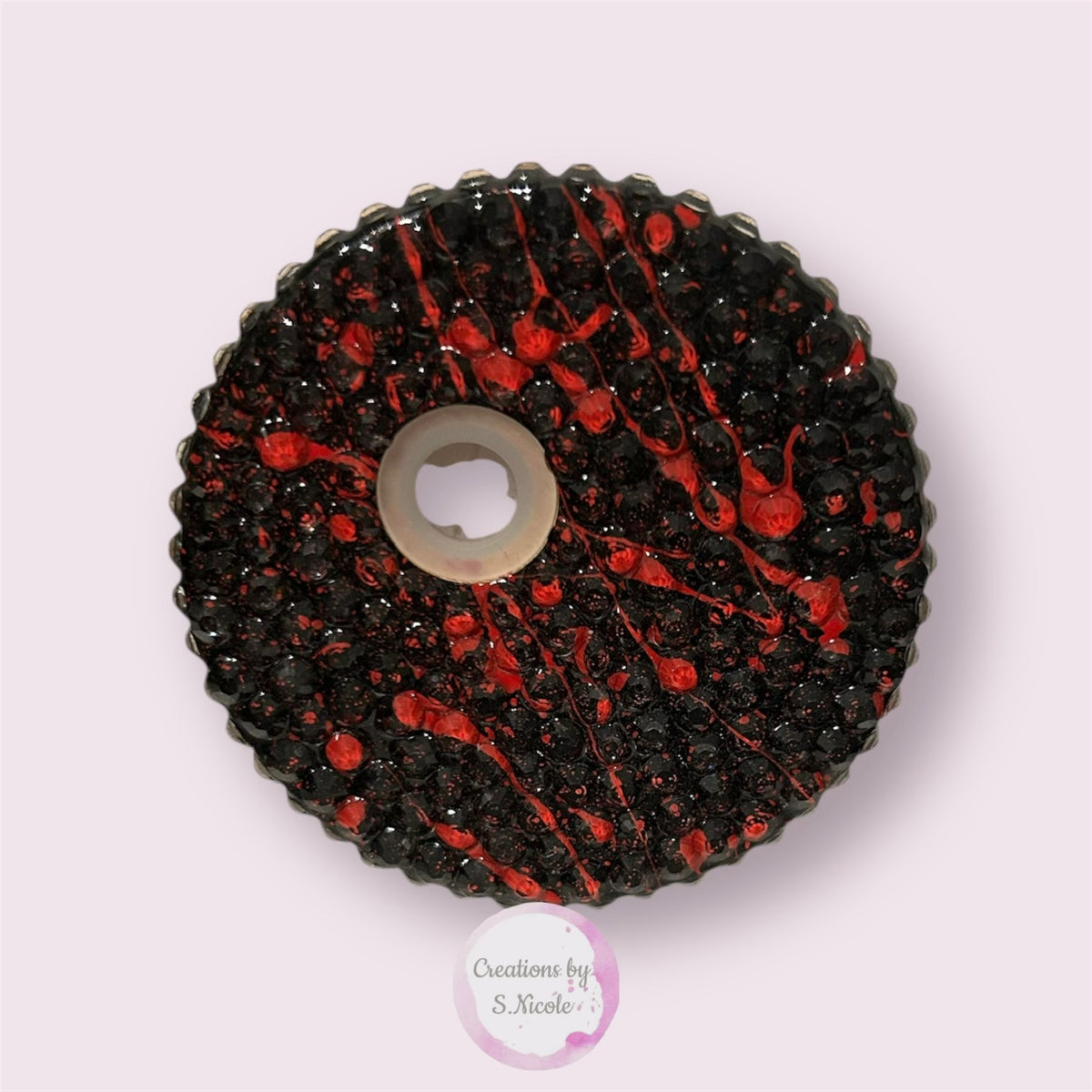 Splattered Bling Lid