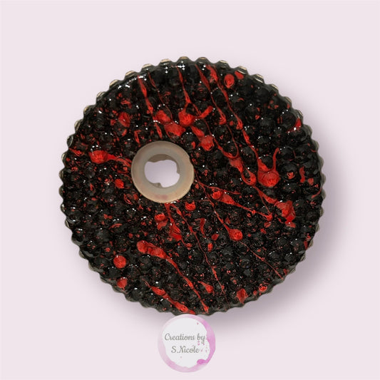 Splattered Bling Lid