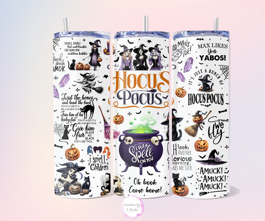 Witch Sisters Skinny Tumbler