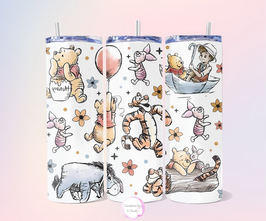 Bear & Friends Skinny Tumbler